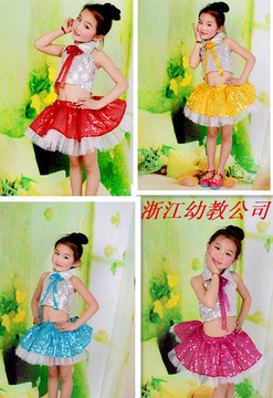 幼儿舞蹈纱裙儿童动物民族拉丁爵士体操服小学生演出服6.1表演服