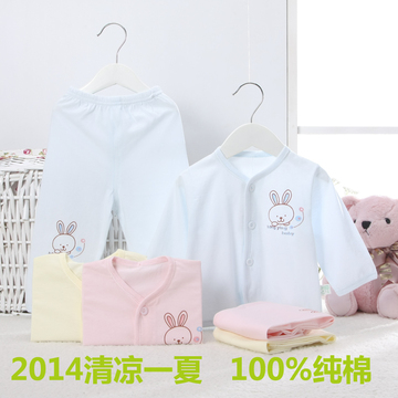 婴幼儿宝宝夏季和尚服家居服空调服  新生儿薄款睡衣2015新款