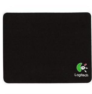 专业批发罗技小布垫 Logitech黑色记本电脑鼠标垫 柔软舒适耐用