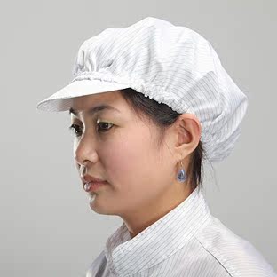 防静电女式工帽 防静电工作帽 无尘帽 小工帽 品质保证