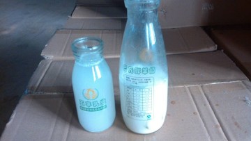 玻璃奶瓶200ml无铅耐高温大布丁杯 奶杯瓶 餐饮用具