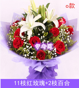 圣诞节徐州鲜花实体店预定同城速递生日鲜花19红白粉玫瑰师范矿大