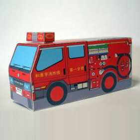 RTA3 幻多奇 3D纸模型diy手工 市政用车 消防车 儿童手工 车辆