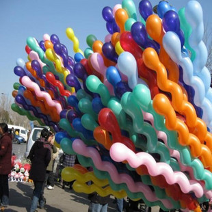 紫葡萄007大号螺旋气球 新奇特货源玩具礼品特价地摊批发产品小商