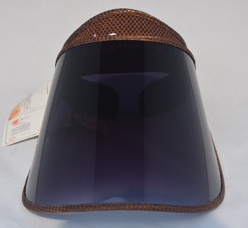 PC+UV400包邮100%防紫外线加长版抗划耐高温太阳帽 男女遮阳帽 墨
