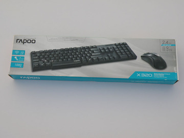 正品 雷柏X320无线键鼠套装 无线键盘无线鼠标一套