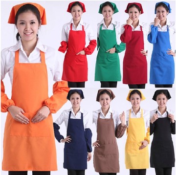 超市 广告 围裙 餐厅咖啡厅服务员 工作服围裙 挂脖长围裙