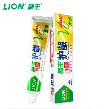 5支包邮 狮王LION 特效牙膏(Vc营养型)170G防蛀护龈减少牙龈出血