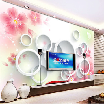 大型壁画 客厅电视墙壁纸3D立体背景墙纸 现代简约壁画无缝墙画