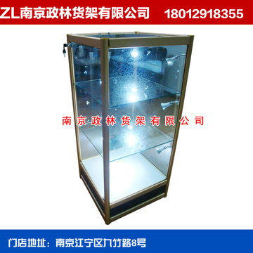 南京政林展示柜钛合金展示柜中岛展示柜商品展示柜