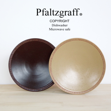 欧美名品餐具PF创意复古高雅 立体花边西餐盘 纯色陶瓷平盘牛排盘