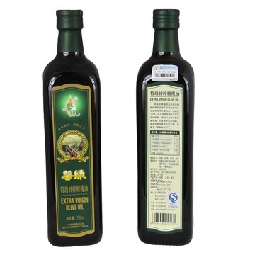 中国林科院馨绿特级初榨橄榄油食用油植物油木本油750ml