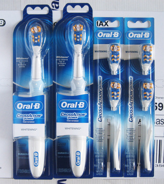 Oral-B欧乐B唤白电池型电动牙刷情侣套装 全国包邮