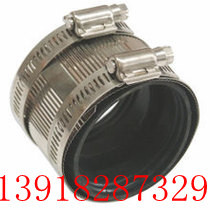 不锈钢管束带橡胶圈排水管卡箍铸铁管箍下水管用抱箍2寸-10寸系列