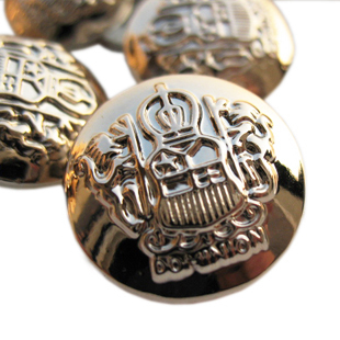 双狮纽扣扣子专卖25mm玫瑰金加拍0.1元送针线套装 拍下一件 即9颗