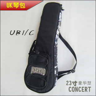 Mahalo豪华乌克丽丽背袋 防水加棉背包UB1/C 23寸ukulele专用