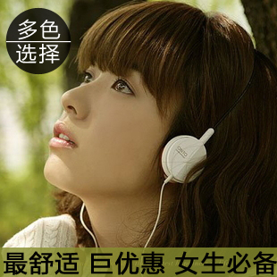 可爱女手机耳机电脑单孔通用耳麦带麦可通话音乐运动头戴式女生潮