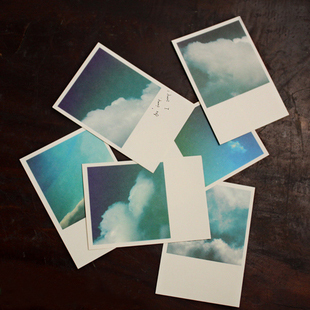 MUPU木朴 飞翔的云朵明信片 创意原创明信片 新年春节卡片 6枚入
