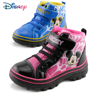 正品迪士尼米奇童鞋 2015冬季新款男女童棉鞋运动鞋儿童棉鞋保暖
