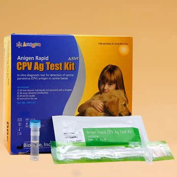 韩国安捷Anigen犬细小病毒CPV测试纸板狗狗细小测试纸医用耗材