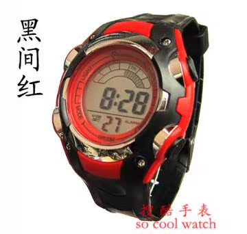名瑞/MINGRUI/学生手表/运动手表电子表/三色显示手表 男士手表