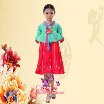 六一演出服装幼儿舞蹈演出服装朝鲜族女幼儿民族舞蹈服装