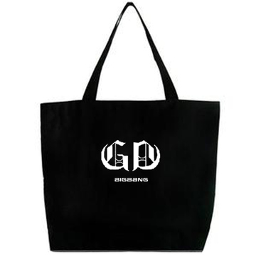 BIGBANG周边同款 GD 权志龙 标志 单肩包黑色应援包 帆布包 包袋