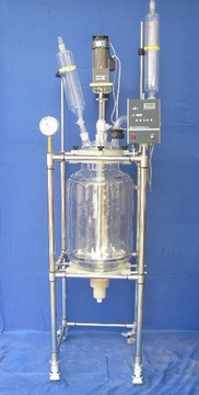 20L反应釜玻璃反应釜20升夹套反应釜设计 双层反应釜予华仪器
