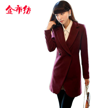 2013春款韩版修身小西装女 气质中长款西装外套 女士职业小外套