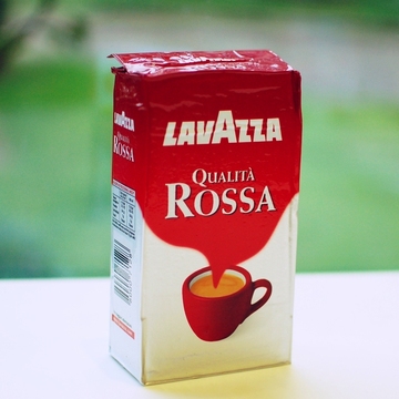 LAVAZZA/拉瓦萨意式浓咖啡意大利原装进口Qual Rossa罗萨纯咖啡粉