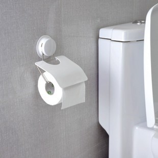 嘉宝吸盘式纸巾架 手纸盒卫生间防水 厕纸盒 壁挂创意厕纸卷纸架