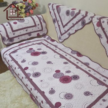 家乐屋美 紫色泡泡沙发垫新品 沙发巾 布艺坐垫 田园沙发罩 纯棉