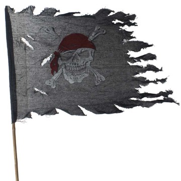 万圣节用品 酒吧装饰道具 海盗旗帜 海盗旗 骷髅旗 鬼门帘鬼旗