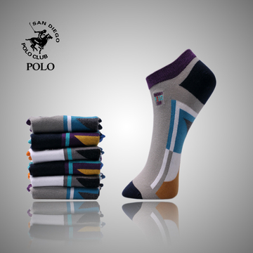 2014春季新款 POLO男袜子 正品保罗棉袜浅口船袜 纯棉男士运动袜