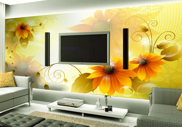 客厅墙纸温馨浪漫卧室简约3D无纺布个性墙纸 3D浮雕壁纸大型0351