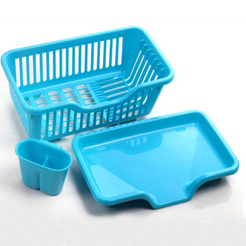 大号厨房碗碟沥水架无毒塑料餐具沥水篮角落置物架整理架特价包邮