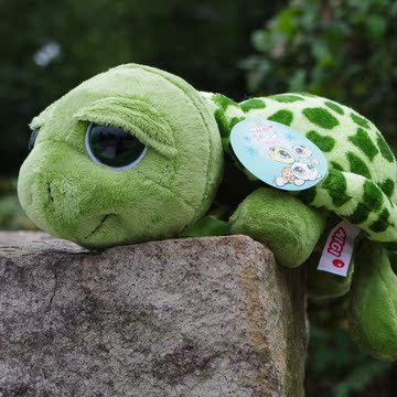 乌龟公仔可爱大眼乌龟音乐枕创意毛绒玩具音乐抱枕