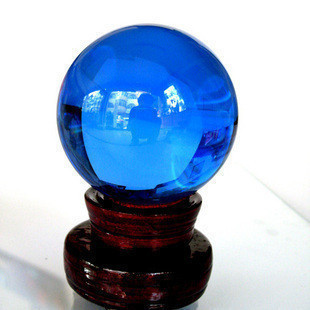 专为塔罗占卜用蓝色水晶球