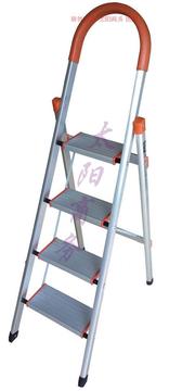邦尼/正品/0.9D宽踏步四步铝合金家用梯子 扶梯 家用折叠梯人字梯