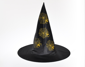 万圣节巫婆帽子装饰装扮 巫婆帽子巫师帽在派对场景装扮厂家批发