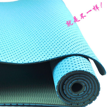 德国技术蜂巢6mm瑜伽垫tpe透气吸汗愈加毯加长加宽防滑瑜珈垫包邮