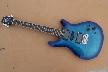 电吉他glisten款双档位 虎纹蓝色颜色可定制款式可改动定制电吉他