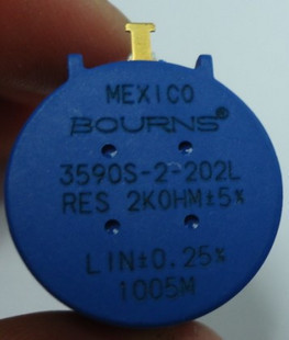 100%美国原装正品BOURNS 精密多圈电位器 3590S-2-502L 5K