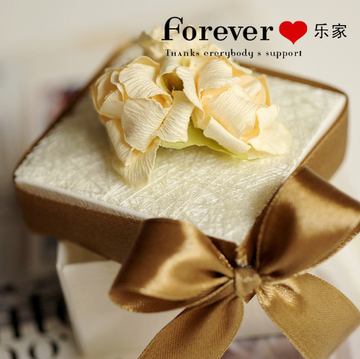 ZH707 淡雅裸色气质喜糖盒 创意 个性 欧式-玫瑰志婚品design