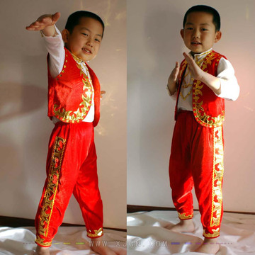 新疆儿童民族服装 新疆儿童维吾尔族服装 新疆儿童维族服WZ12901B