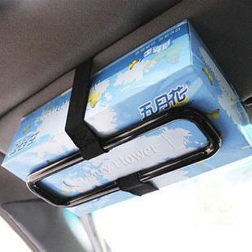 汽车纸巾盒  创意遮阳板夹带多功能纸巾夹纸巾套夹子汽车用品超市