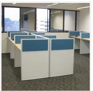 苏州现代简约1.2米屏风办公电脑桌2人位工作位4人位组合办公桌