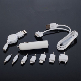苹果三星车USB多功能载充电器8合一转换万能型多用充电线汽车用品