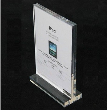 苹果手机数码双面a4台卡台签酒水牌透明亚克力展示架支架批发