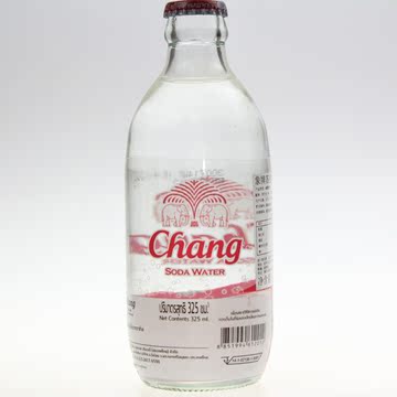 泰国进口饮料 大象牌苏打水玻璃装 泰国苏打水 整箱24瓶包邮批发